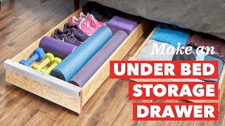 How to Build an Under Bed Storage Drawer [upl. by Free]