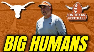 BIG HUMANS  Texas Longhorns Football  Offensive Line Report  Kyle Flood  Steve Sarkisian [upl. by Alyos902]