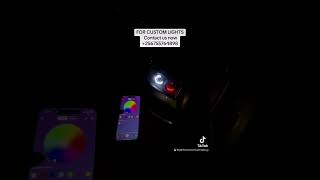 Smartphone Bluetooth Controlled RGB Hexagon Drl lights on a Subaru Forester SG5 [upl. by Kamila]