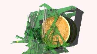 A Look Inside  John Deere 900 Series Round Balers [upl. by Ennaecarg]