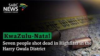 Seven killed in KwaZuluNatal shooting [upl. by Millman]