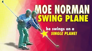 Moe Normans Single Plane Golf Swing with Shot Tracer [upl. by Kiona]