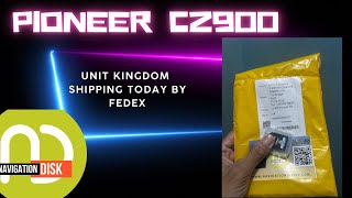 Pioneer CARROZERIA CZ900 map navi sd card shipping to UK by fedex from us [upl. by Bolitho547]