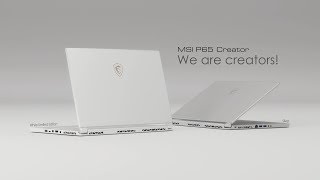 P65 Creator  Built For The Creative Minds  MSI [upl. by Ttereve]