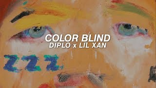 Diplo x Lil Xan – Color Blind Traducción al español  Lyrics [upl. by Brookes979]