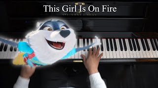 Sing 2  Girl On Fire Piano Tutorial [upl. by Waligore]