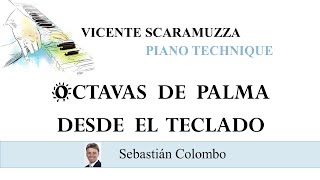 Scaramuzza Piano Technique  Octavas 3  De palma desde el teclado [upl. by Kcuhc]