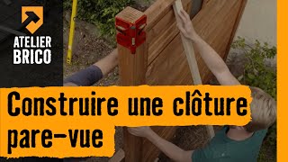 Construire une clôture parevue avec un système de clôture [upl. by Aldwon]