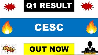 CESC Q1 Results 2025  CESC Result Today  CESC share news  CESC share news today  CESC result [upl. by Naol]