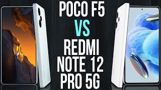 Poco F5 vs Redmi Note 12 Pro 5G Comparativo amp Preços [upl. by Sharl]