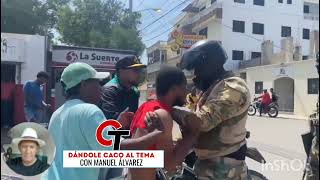 Un hombre en Dajabon se resiste a ser apresado por miembros del END por tráfico ilegal d Haitianos [upl. by Nodnek]