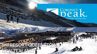 Skiing at Coronet Peak New Zealand  QUEENSTOWN [upl. by Iva922]