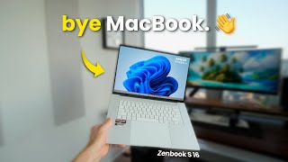 MacBook Fanboy Switches Back To Windows  ASUS Zenbook S 16 Review 1 Month Later [upl. by Ettevets]