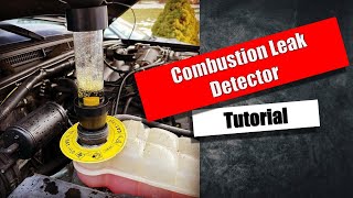 Combustion Leak Detector Demo [upl. by Adamsen]