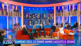 Sanremo 2024 le canzoni più ascoltate dopo il Festival  La Volta Buona 22022024 [upl. by Yart]