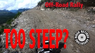 CRF 250L is put to the test on steep mountain roads on Day 3 of the Gold River Roadbook rally [upl. by Iralam949]