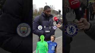 MAN CITY v CHELSEA FANS CHALLENGE 😱 shorts [upl. by Newton610]