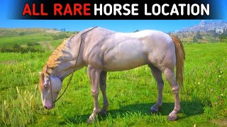 All 14 Rare Horse Locations  RDR2 [upl. by Ain]