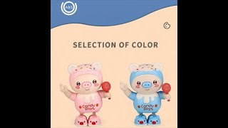 dancing pig Blue pig dancing toy for ChinafakeArchive [upl. by Noek970]