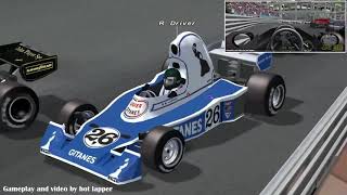 Sampling Jacques Laffites Ligier JS5 Teapot On A Slow Track  Monaco  F1 1976  rFactor [upl. by Junina]