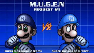 【 MUGEN 】Request 1 Super MonDorae2【2023】vs Super MonDorae4【2023】 [upl. by Jacy212]