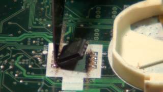 Alternative SOIC BIOS Chip Removal using basic tools [upl. by Gussie]