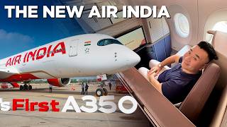 The New Air India  A350 Inaugural Flight [upl. by Ziladnerb]