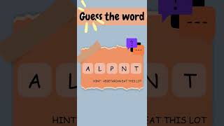 Guess the Word Challenge 🧠🔠 Can You Figure It Out  Subscribe to quizgalaxtopia [upl. by Sukram224]