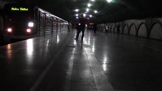 Tbilisi Metro at Guramishvili station გურამიშვილი グルジア トビリシ地下鉄 [upl. by Loree511]