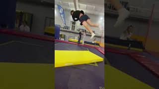 пхпхахахахах gymnasticsolympics 2024 acrobatics olympics flip trampoline parkour tricking [upl. by Adnerol]