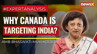 Ambassador Bhaswati Mukherjee Explains Canada’s Targeting of India Three Key Reasons  NewsX [upl. by Nosyaj]