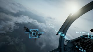 Mission 10 Transfer Orders  Ace Combat 7 UEVR Playthrough [upl. by Kcirredal28]