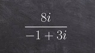 Dividing complex numbers by multiplying by the conjugate [upl. by Aurthur529]