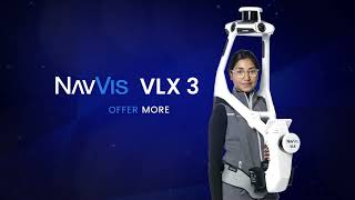 NavVis VLX 3  Wearable 3D Laser Scanner available from Aptella [upl. by Esinaej]