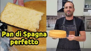 Pan di Spagna perfetto fatto in casaRicetta naturale senza lievito [upl. by Tavie]