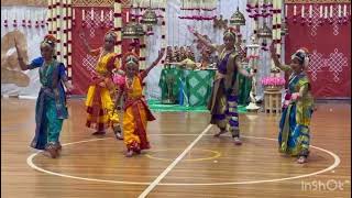 Parnitha Kuchipudi Dance Performance on Bathukamma celebrations in Melbourne [upl. by Atiuqihs]