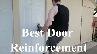 Front Door Frame Reinforcement  Spectacular Results [upl. by Atilem373]