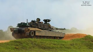 367 Armor Live Fire Demonstration at CALFEX Fort Stewart [upl. by Akkim]