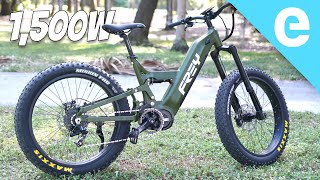 1500W fullsuspension ebike FREY CC FAT review [upl. by Nabal]