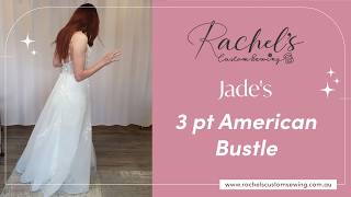 Ready for Dancing 3 Pt American Bustle  Jades Lace Wedding Dress Alteration [upl. by Mcloughlin815]