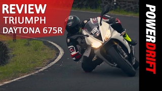 Triumph Daytona 675R  Review  PowerDrift [upl. by Fasto]