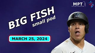 Final 2024 Marlins Opening Day Roster Projection  Big Fish Small Pod [upl. by Ataymik]