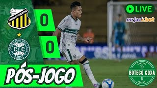 NOVORIZONTINO 0 x 0 CORITIBA  JOGO DURO DE ASSISTIR  PÓSJOGO 20 [upl. by Prudi]