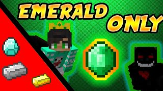 Bedwars EMERALD ONLY Challenge ftRackals Hypixel Bedwars Minecraft [upl. by Ydennek991]