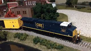 Intermountain CSX ET44AC Tier 4 Loksound [upl. by Nemaj]