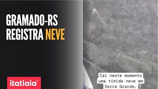 GRAMADORS TEM QUEDA DE NEVE NESTA TERÇAFEIRA [upl. by Aeiram]