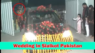 Wedding in Sialkot Pakistan  Epic Wedding Performance  Baraat Dance Video  Punjabi bhangra [upl. by Turino259]