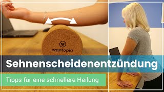 Sehnenscheidenentzündung  Ursachen  6 Tipps  2 schnelle Übungen [upl. by Nosemaj]