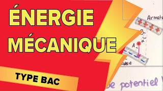 Energie Mécanique Cinétique et Potentielle  Exercice Type Bac  Mathrix [upl. by Gretta419]