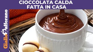 CIOCCOLATA CALDA IN TAZZA FATTA IN CASA cremosa come quella del bar [upl. by Walker]